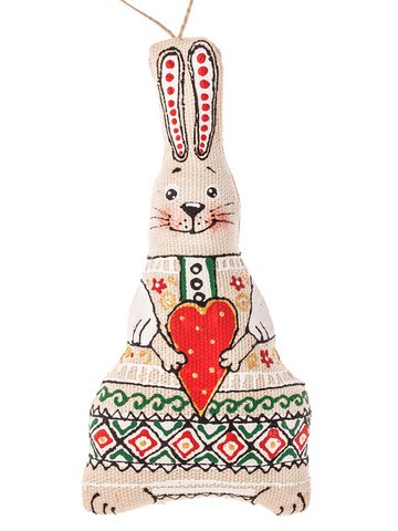 Osterhase mit Herz