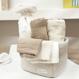 Hydrophilic cloths pre-washed Offwhite/Soft Sand/Taupe 20x17cm - 3-Pack