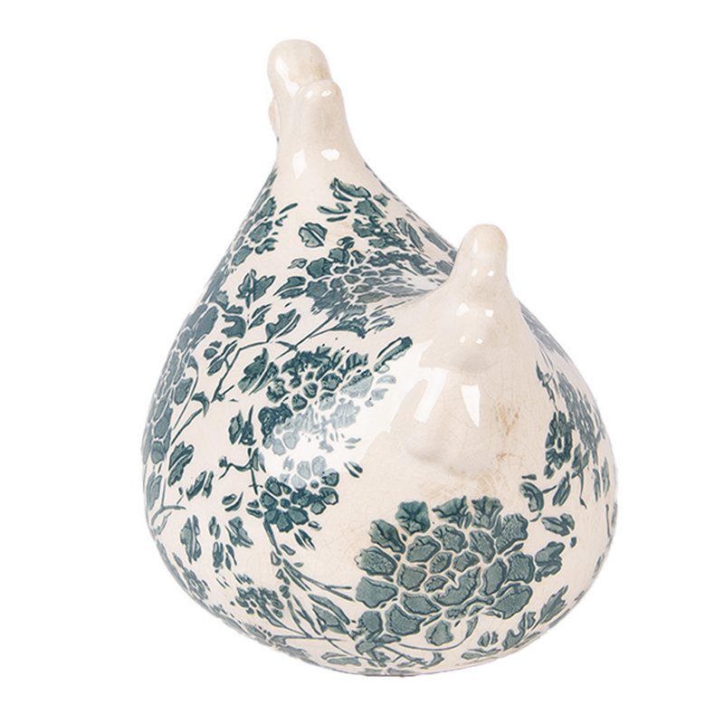 Decoration Statue Chicken 12x11x13 cm Beige Ceramic