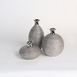 Vase "Miro" sølvglaseret VE 6 so