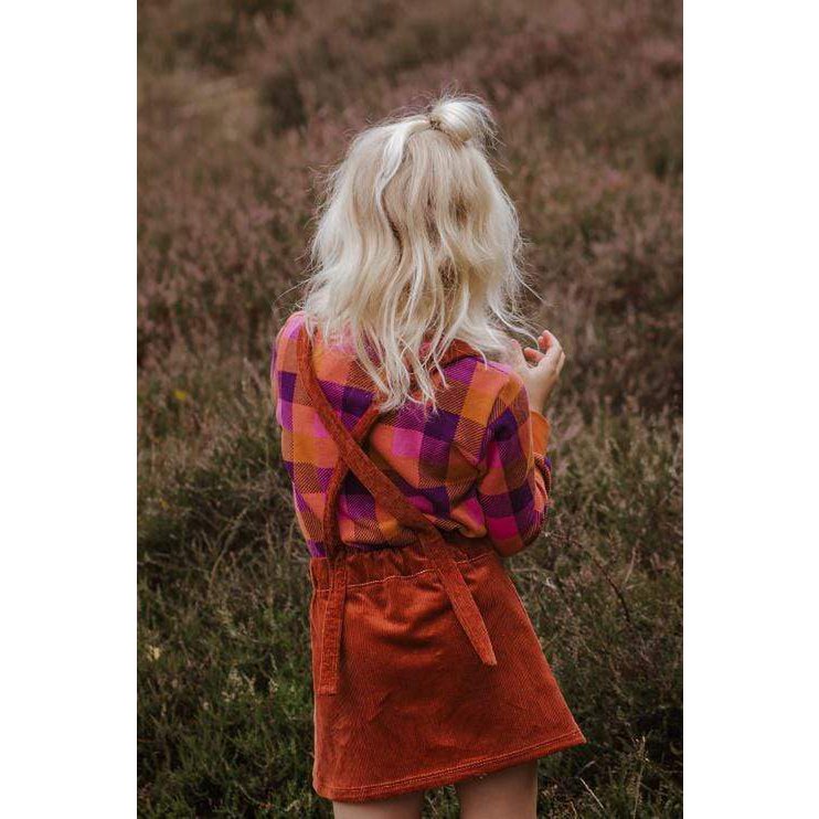 Girls sweater checkered | Cyrene