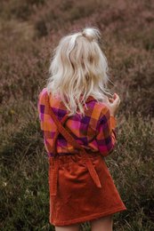 Pull à carreaux fille | Cyrène