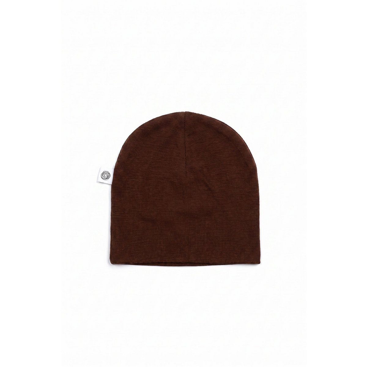 Wollen baby muts - Merinowol - Chocolate Fondant