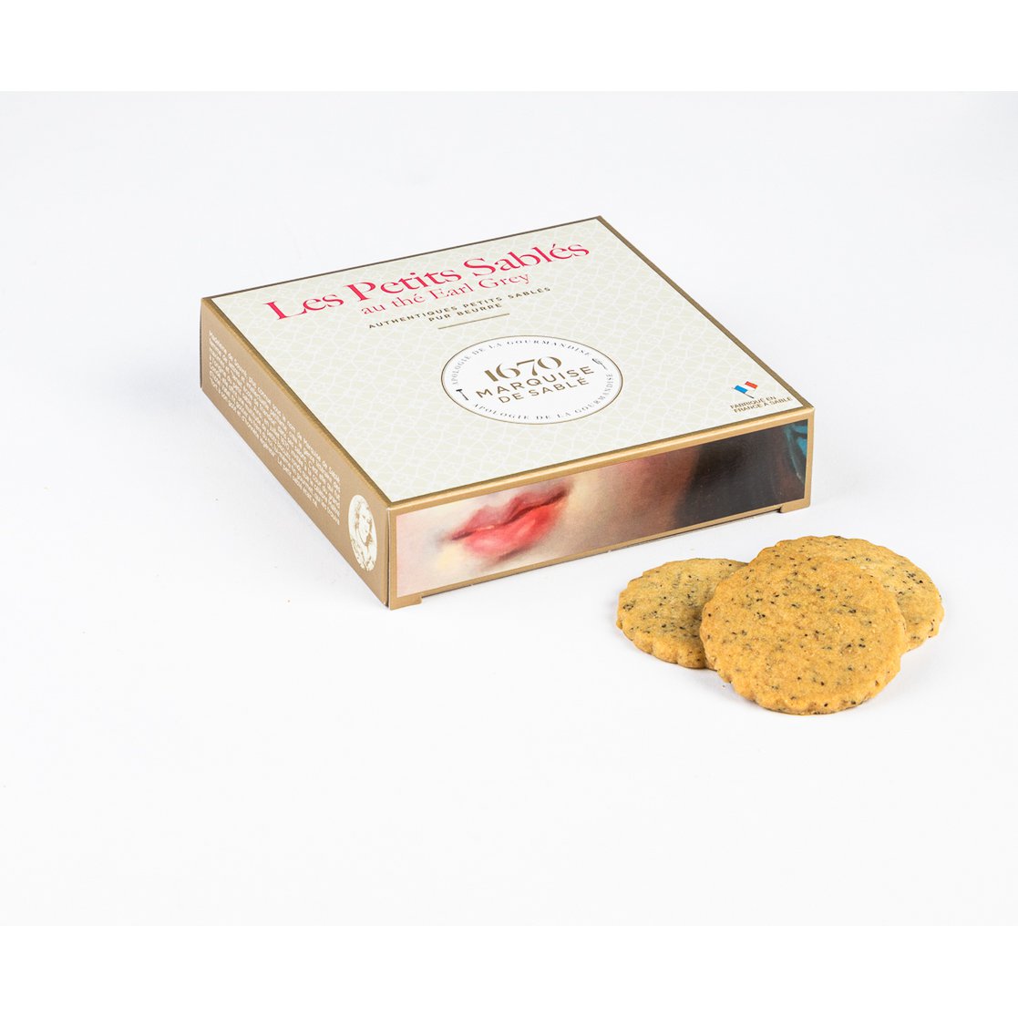 Earl Gray Sabbled Cookies - Cardboard 100g case