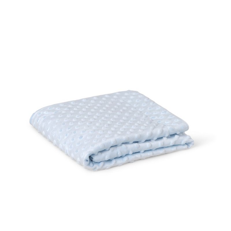 COUVERTURE A BULLES - 80 X 110 - POLAIRE CORAIL - BLEU