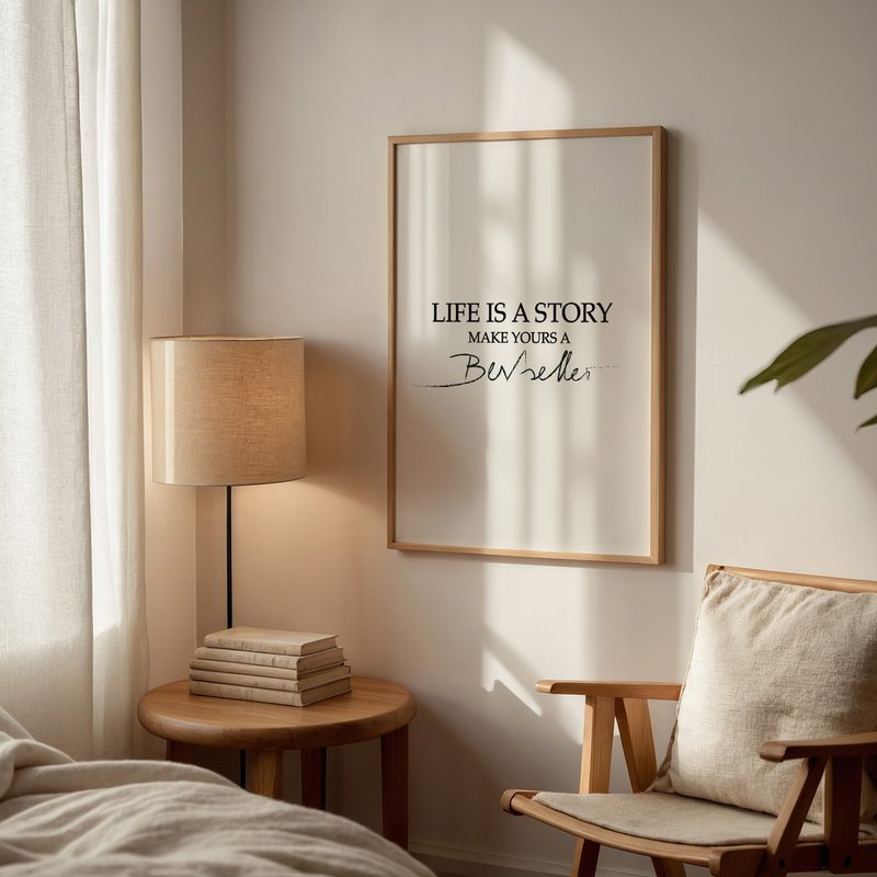 Poster: Life is a story, make yours a bestseller