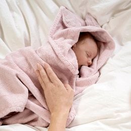 Toalla de bambú Conejito - beige