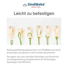 3i1 hængende legetøjsabe CHARLIE i brun (økologisk)