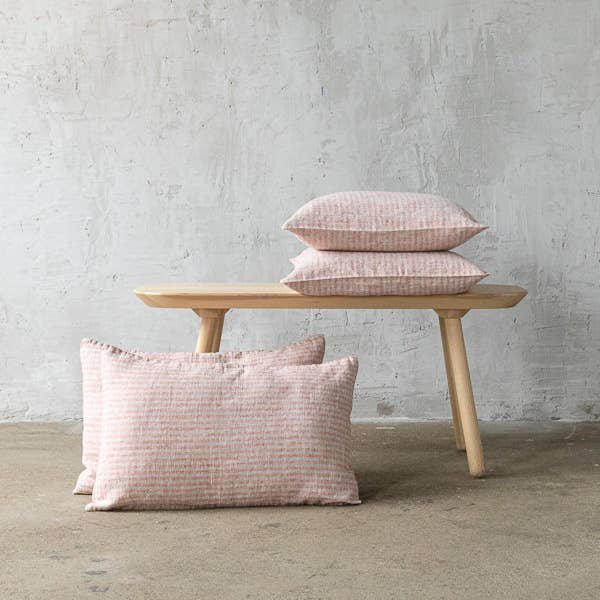 Linen Cushion Cover Brick Natural Brittany