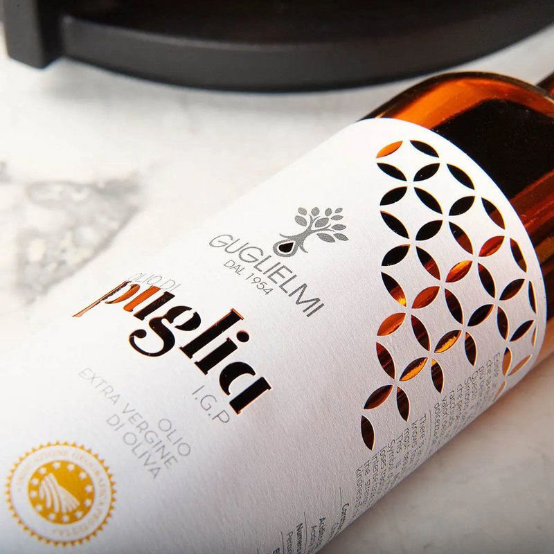Guglielmi - Puglia P.G.I - Extra Virgin Olive oil 500ml Italy