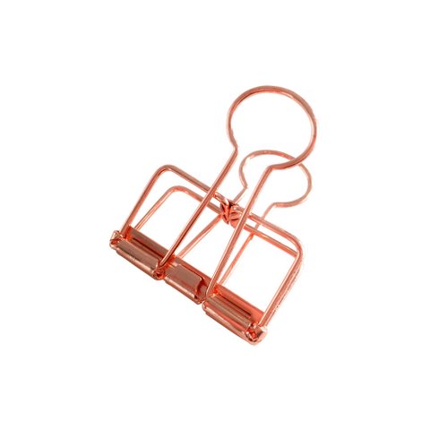 Binder clips Copper M, per 4 boxes