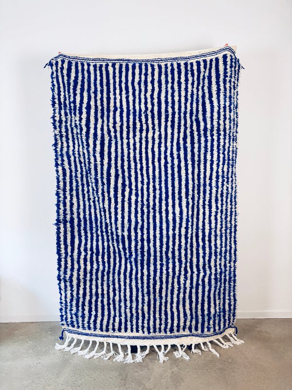 Berber carpet - Blu - 1.20 x 2.00