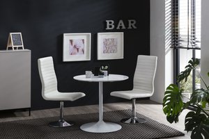 Dining set 5 pieces Ø80 cm