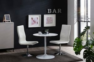 Dining set 5 pieces Ø80 cm