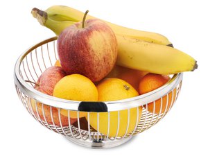 Bread / fruit basket made of stainless steel Ø 17.5 cm