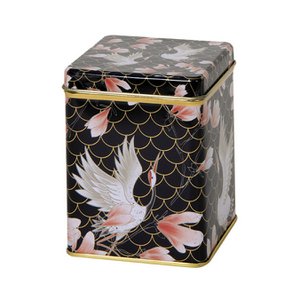 Tea caddy "Crane" - with hinged lid - various sizes