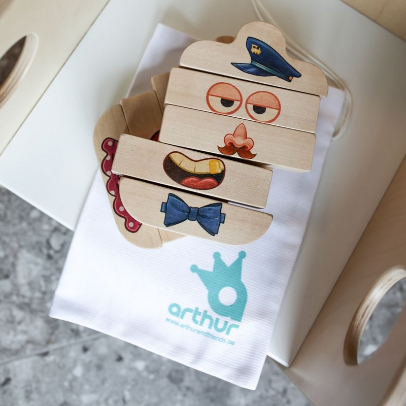 MAGNETS SET MIS WOODEN BLOCKS10 PCS Copy
