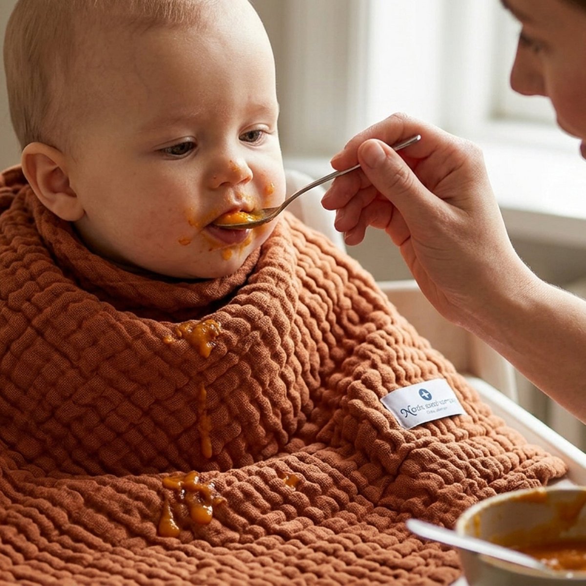 Kanel 4 i 1 Muslin Baby tæppe