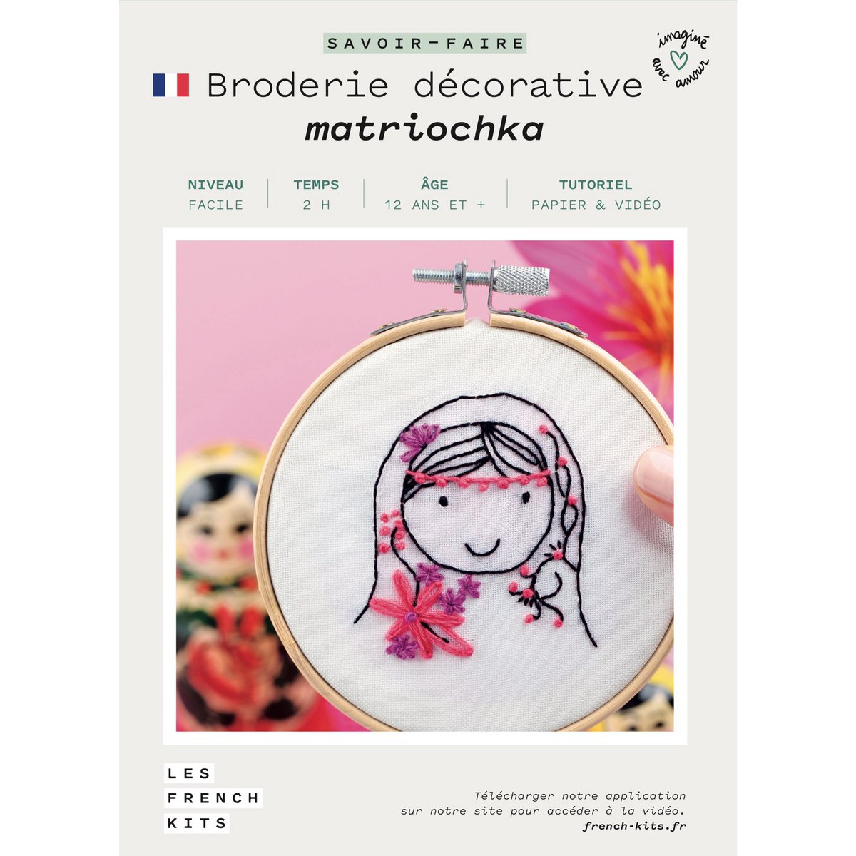 Matryoshka Embroidery Kit