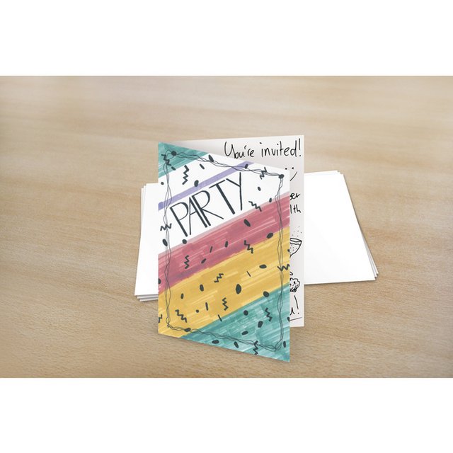 Cartes doubles Kangaro 105x 150mm 300gr blanc 25 pièces