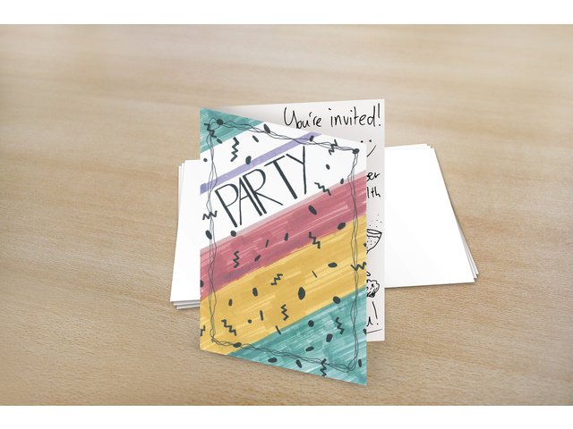 Cartes doubles Kangaro 105x 150mm 300gr blanc 25 pièces