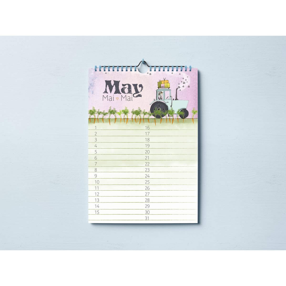 Calendrier d'anniversaire fille de Zélande
