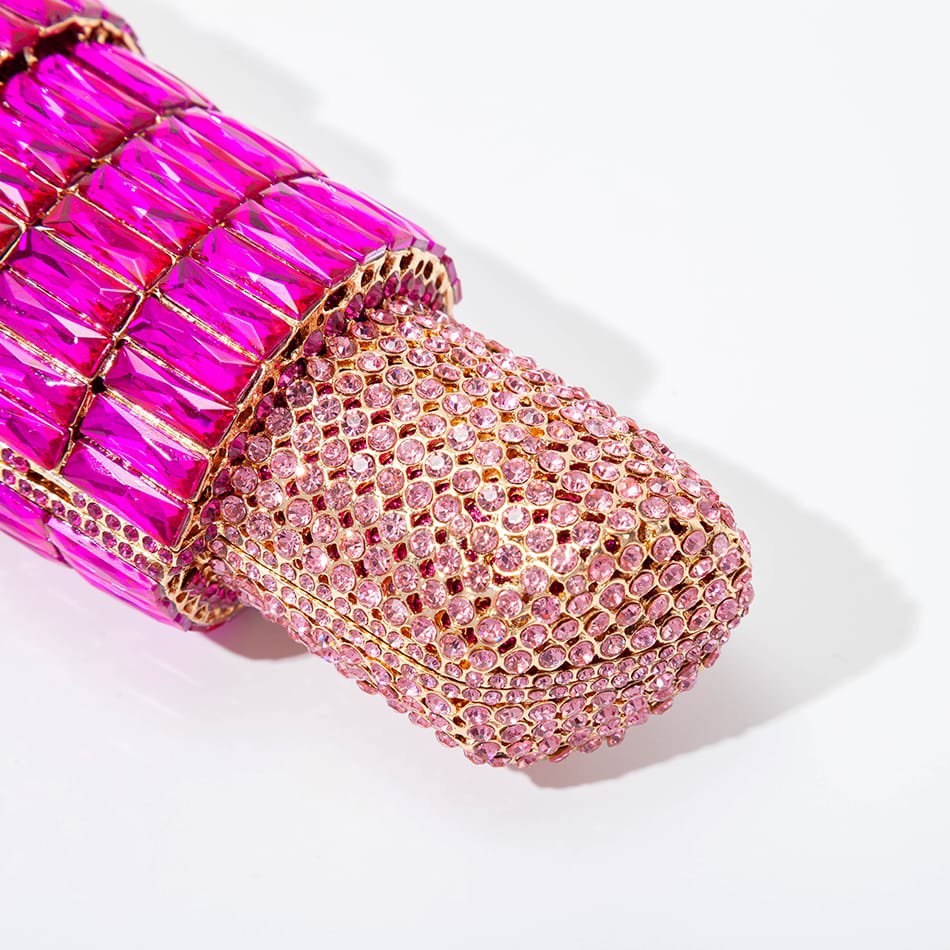 Saint Tropez Diamond Emerald Fuchsia Lippenstift Abendtasche