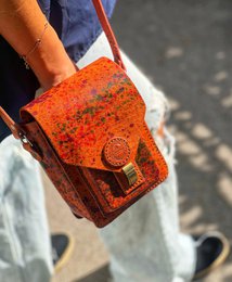 Håndlavet ægte læder Crossbody taske - Læder taske