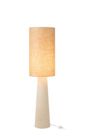J-line ständerlampe ava faser faser/jute naturel klein