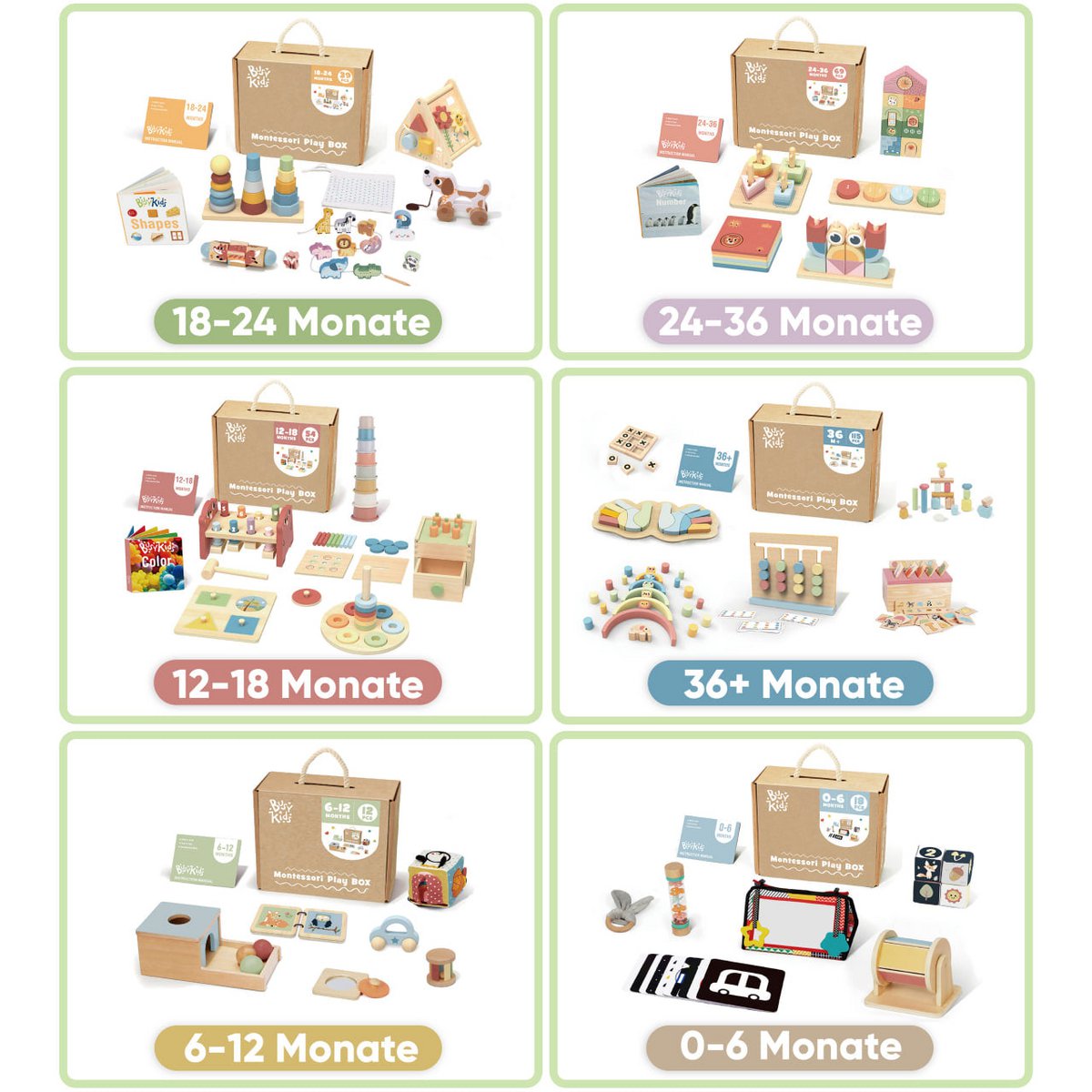 BusyKids Montessoriset voor kinderen van 12 tot 18 maanden