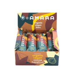 Organic vegan cocoa hazelnut snack bars, 12 pack. Featuring a rich, creamy cocoa hazelnut flavor in a convenient bar format. Made with wholesome, plant-based ingredients for a nutritious and delicious snack.