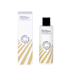 Detangling tonic with essential oil of lavender and organic lavandin. Shampoo formulated with lavender and lavandin essential oils to gently detangle and nourish hair.