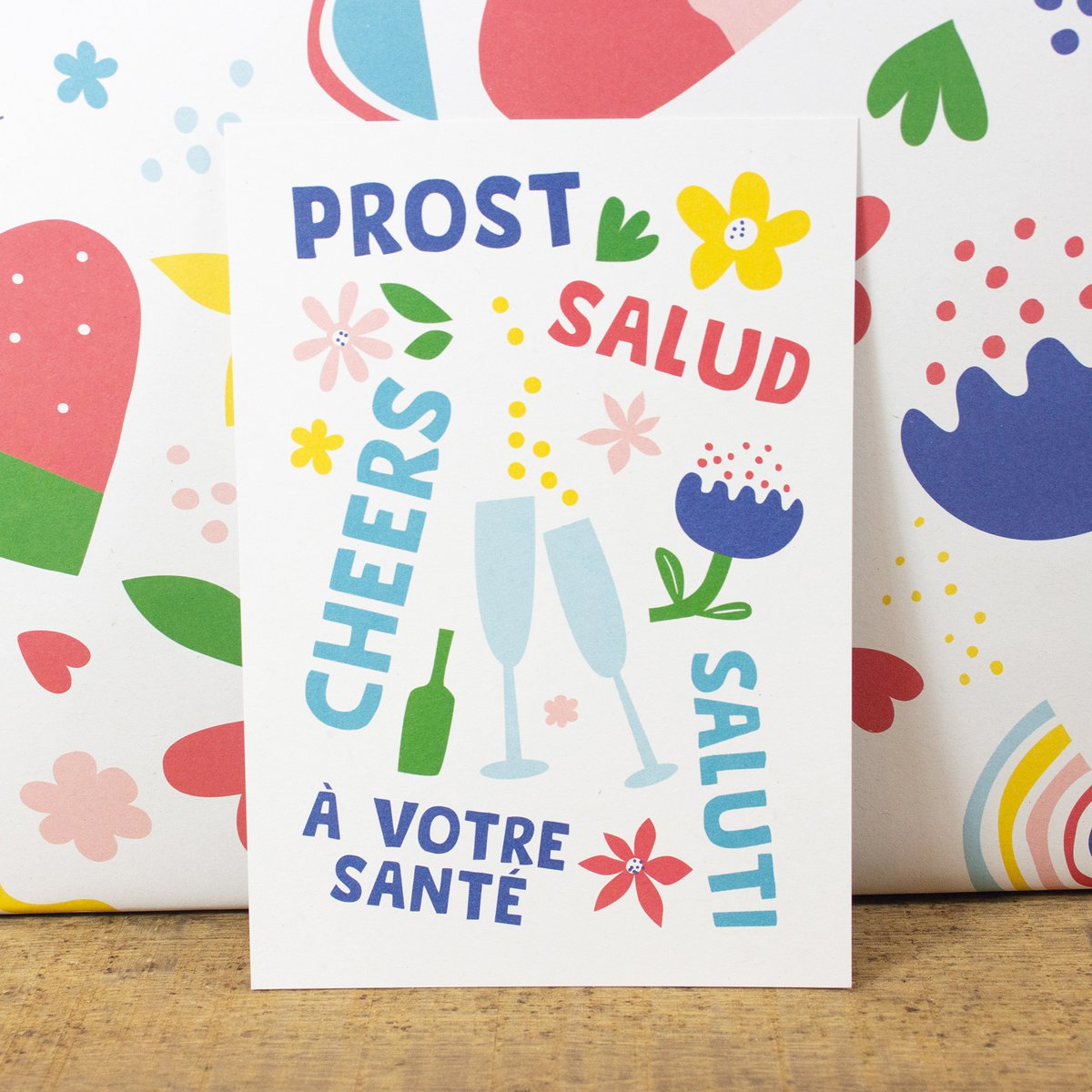 Postkarte Cheers
