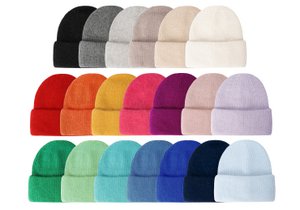 Beanie mit Angorawolle