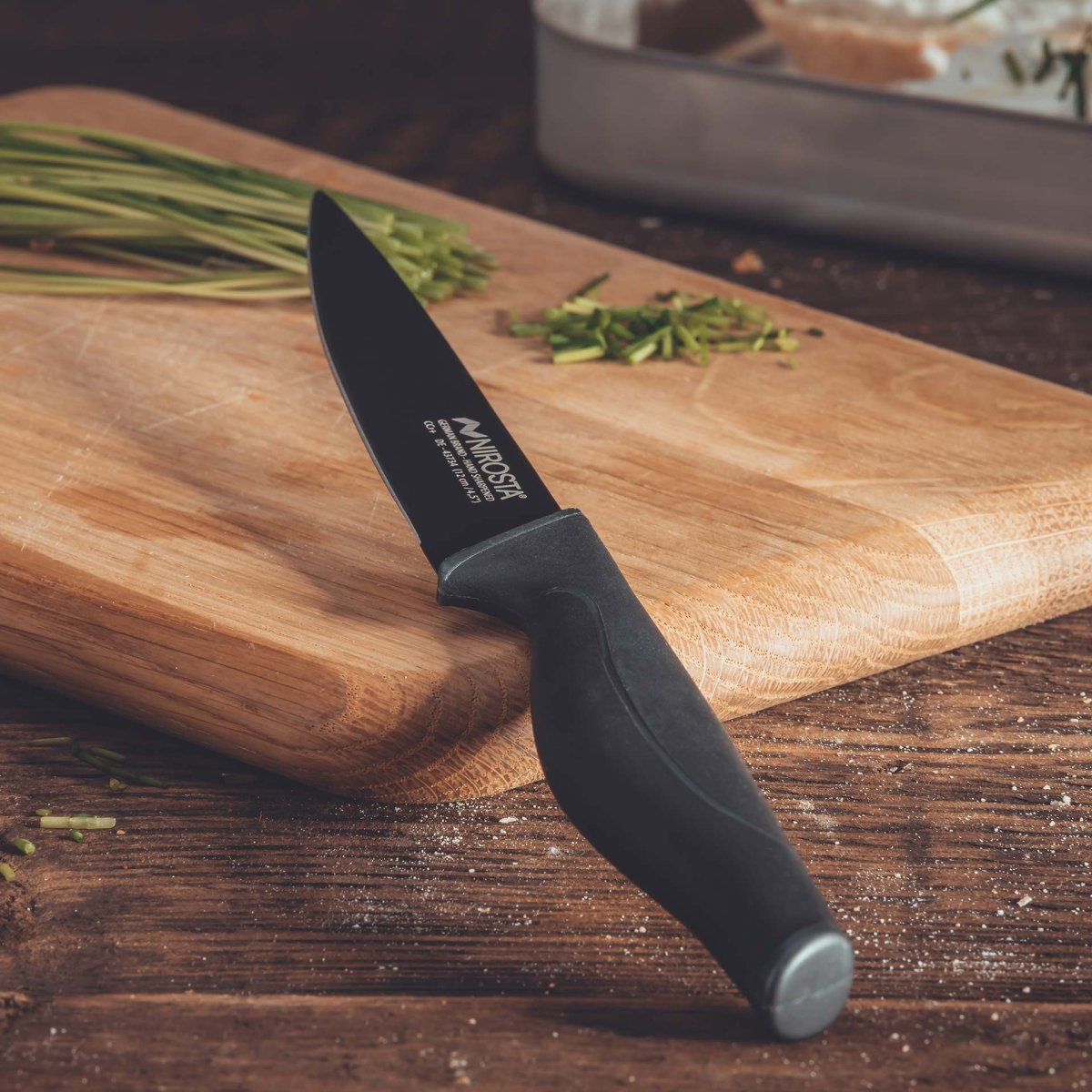 Paring knife 24 cm Nirosta Black Edition