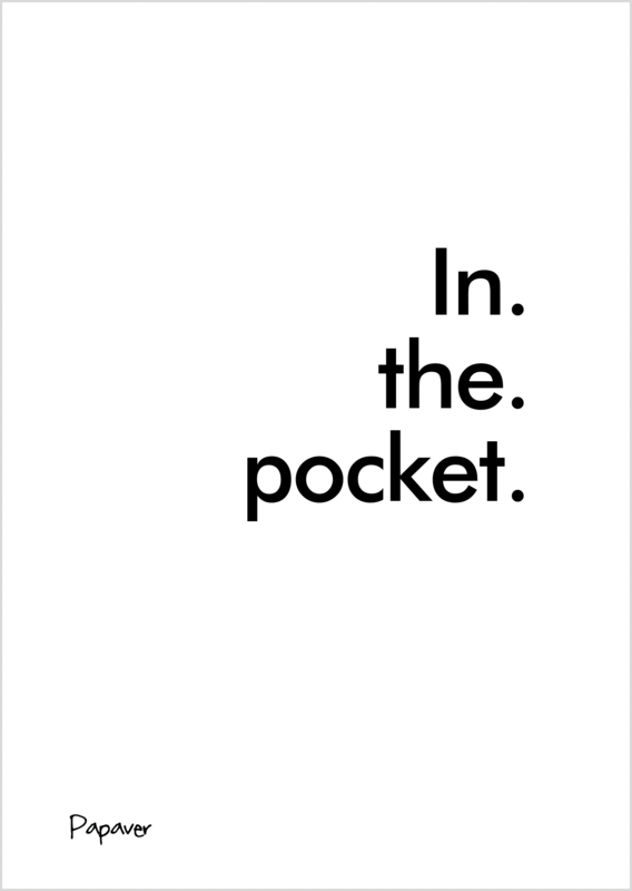 In the pocket
