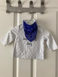 Echarpe Drool Paisley Bleu