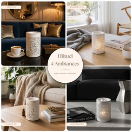 Soft Heat Diffuser – Calorya n°8 – i fint porcelæn – Ambient og diffusionslampe – Dekoration og gaveidé