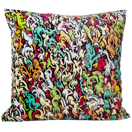 Cuscino Inka Monstro Velvet di Nigoull