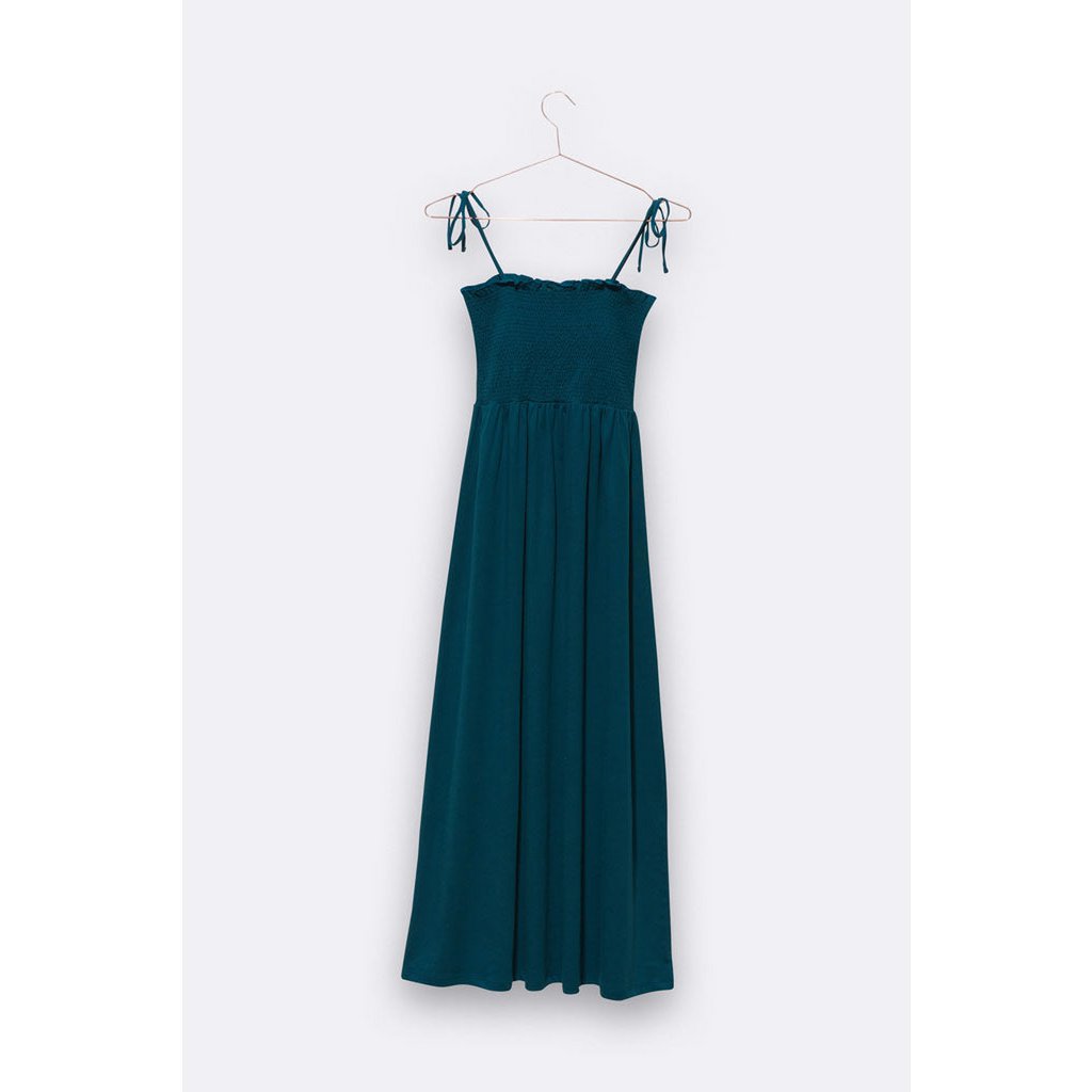 Robe Juliette en jersey pétrole pour femme