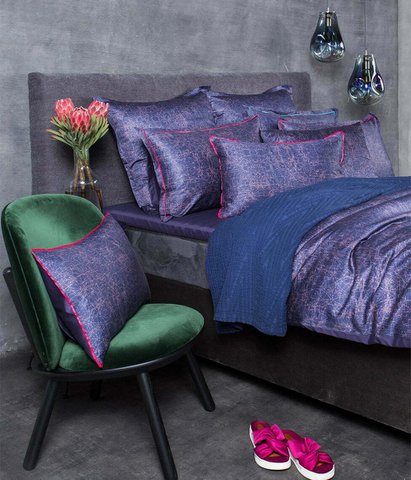 Sateen bed linen set Kaleidoscope Midnight