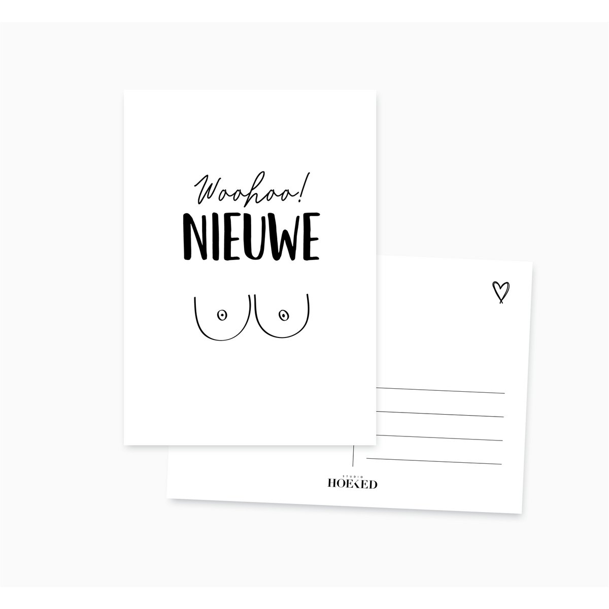 A6 Ansichtkaart || Nieuwe borsten