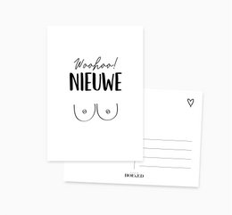 A6 Ansichtkaart || Nieuwe borsten