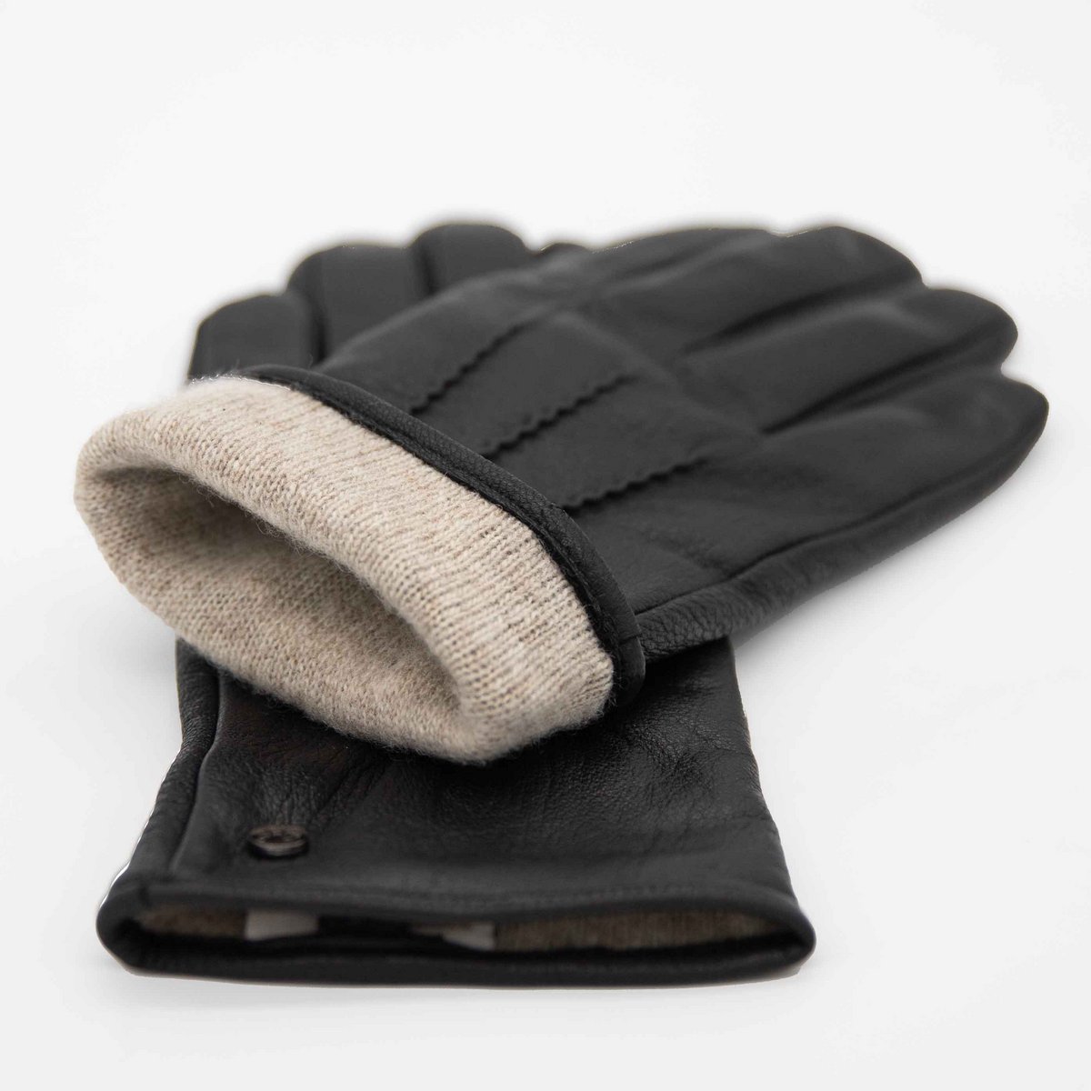 CHARLIE goatskin gloves with cashmere wool lining - touch function