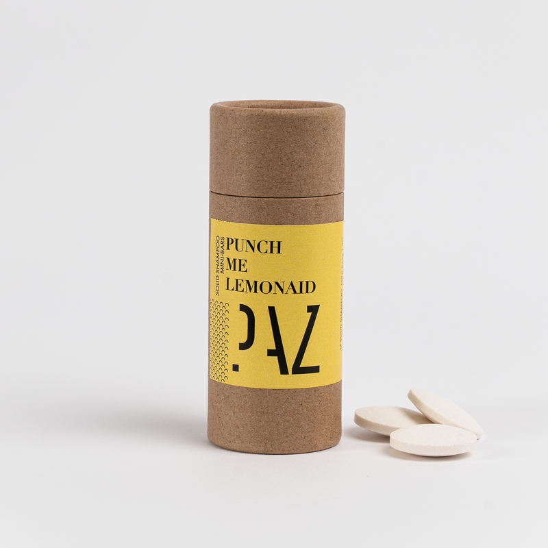 Punch me Lemonaid Solid Shampoo Mini-Bars