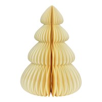 Honeycomb Christmas tree made of paper/cardboard, white (W/H/D) 35x50x35cm