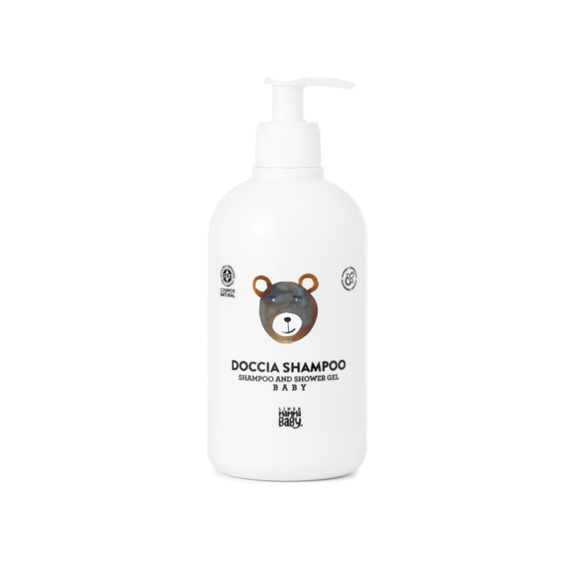 Linea Mamma Baby 2-i-1 Shampoo & Shower Gel – COSMOS Natural | 500ml | 6/12 stk