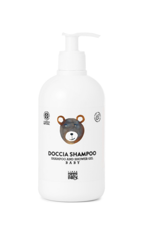 Linea Mamma Baby 2-i-1 Shampoo & Shower Gel – COSMOS Natural | 500ml | 6/12 stk