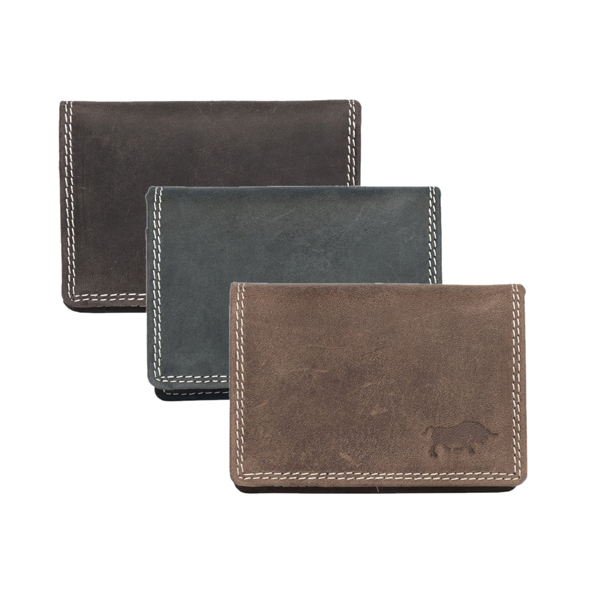 Portfel damski Mini Buffalo Leather - Portfel damski bardzo mały w 3 kolorach Buffalo Leather