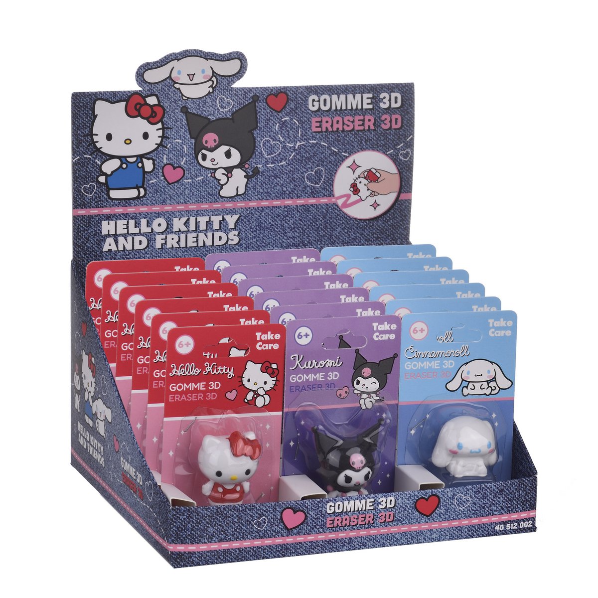 Gomme 3D Hello Kitty & Friends